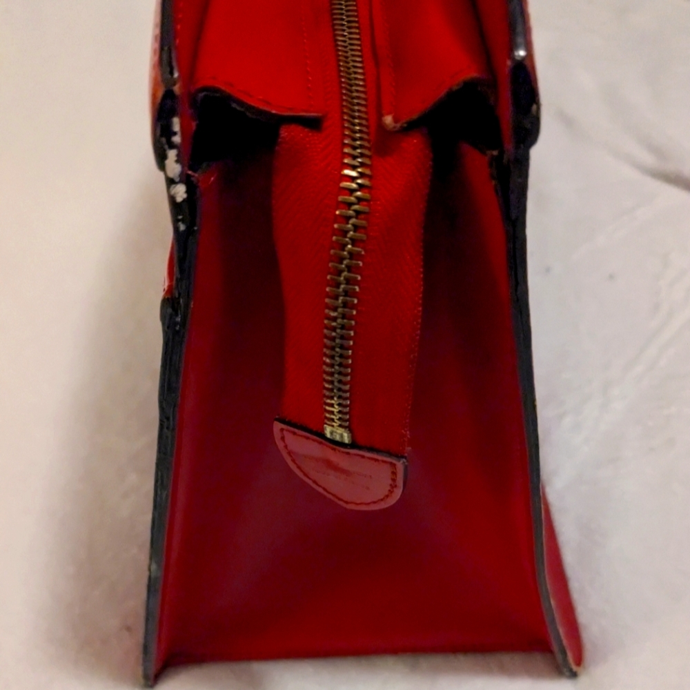 Authentic Louis Vuitton Red Epi Riviera Bag - Picture 7 of 15
